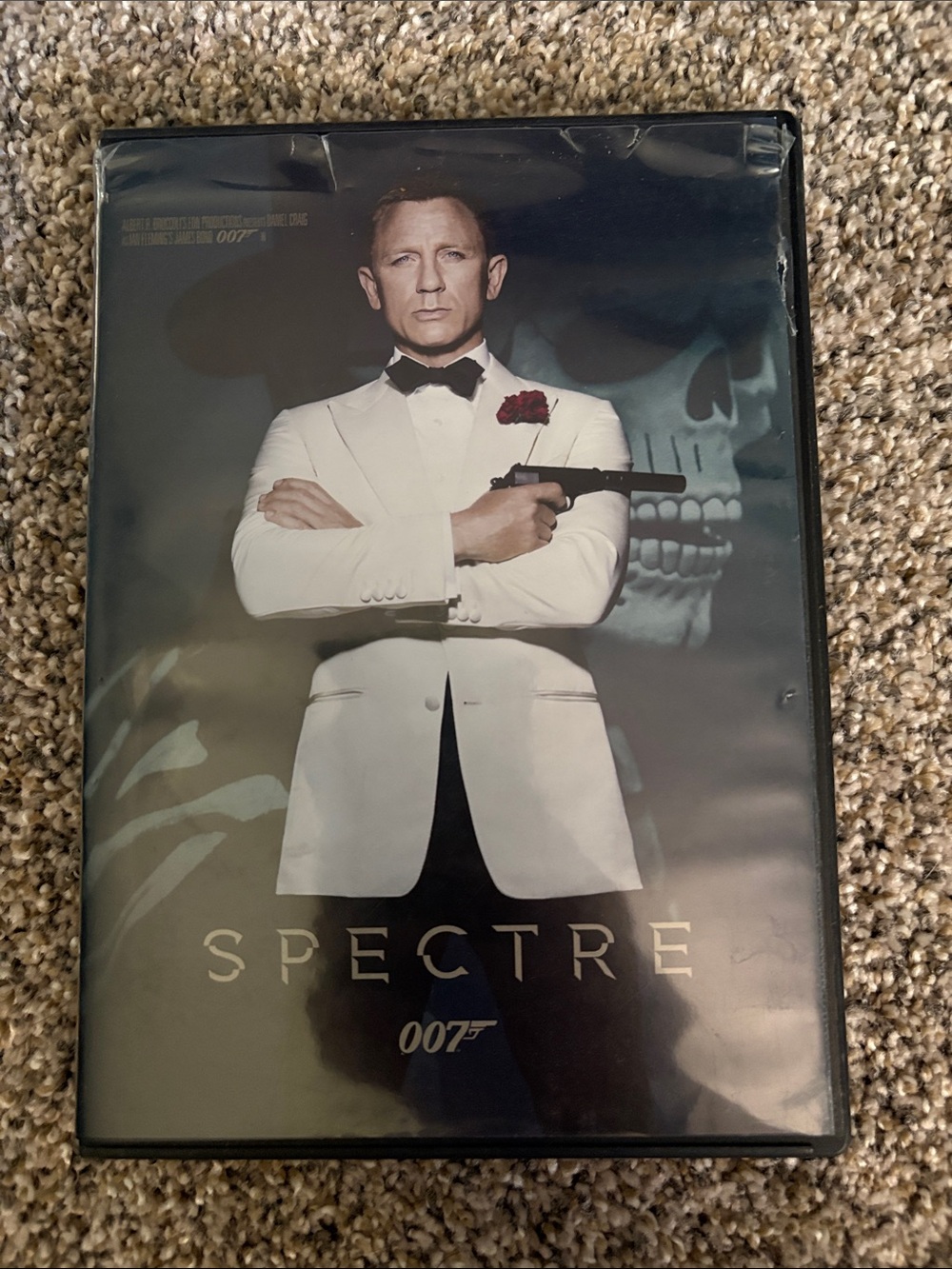 Spectre 007 James Bond Daniel Craig DVD - Fair Condition Case